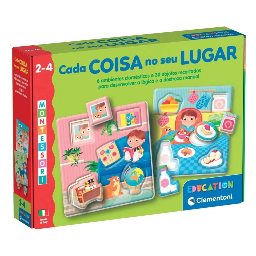 Montessori - Cada Coisa no seu Lugar CLEMENTONI Education