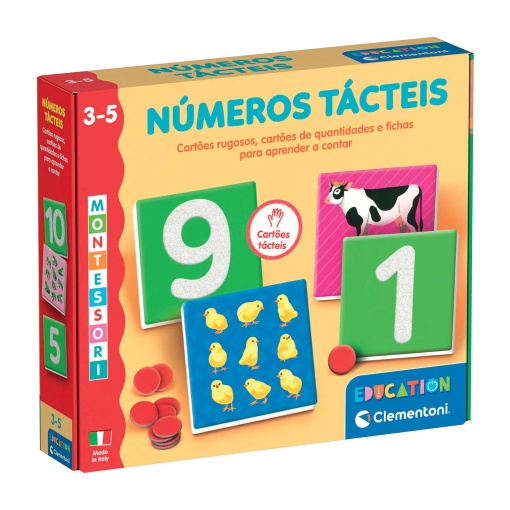 Montessori - Números Tácteis CLEMENTONI Education