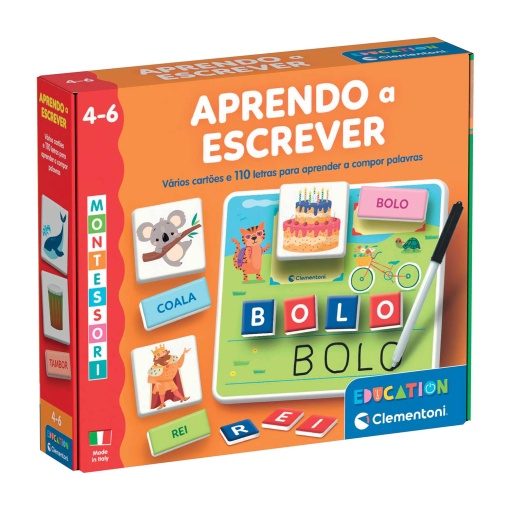 Montessori - Aprendo a Escrever CLEMENTONI Education