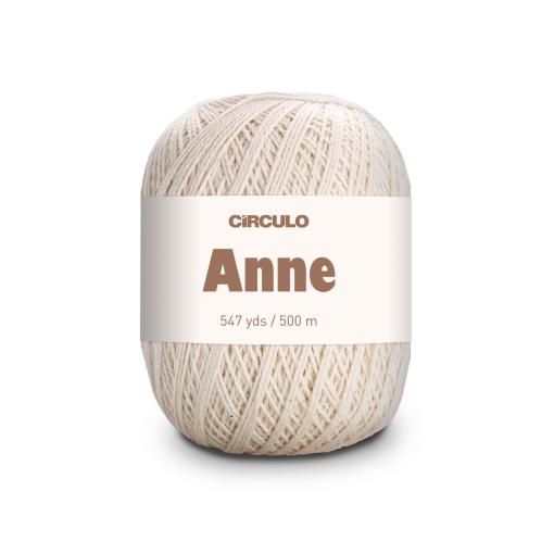 Fio de crochet CÍRCULO Anne 500 147g natural 20