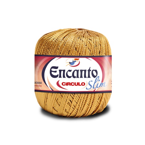 Fio de crochet CÍRCULO Encanto Slim 100g ouro 7577