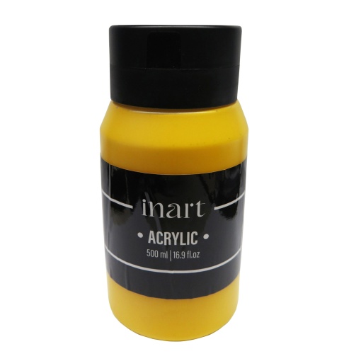 Tinta acrílica INART amarelo médio 500ml