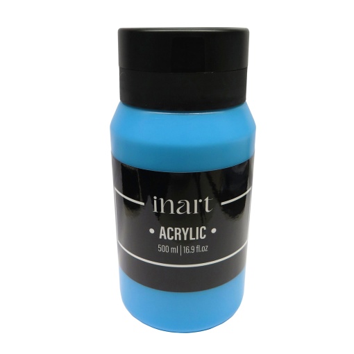Tinta acrílica INART azul cerúleo 500ml