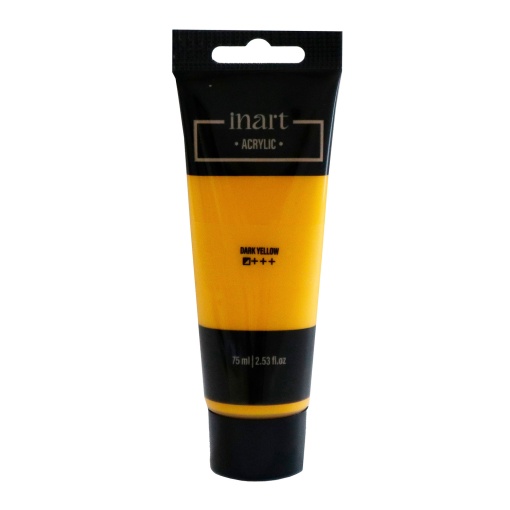 Tinta acrílica INART amarelo escuro 75ml