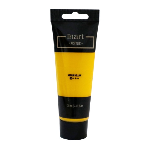 Tinta acrílica INART amarelo médio 75ml