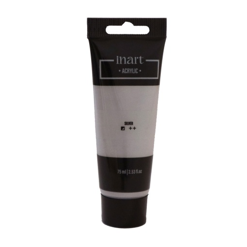 Tinta acrílica INART prata 75ml