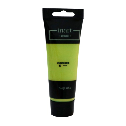 Tinta acrílica INART verde amarelado 75ml