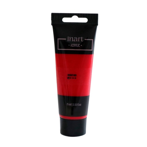 Tinta acrílica INART vermelho brilhante 75ml