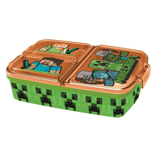 Caixa de lanche Minecraft dupla