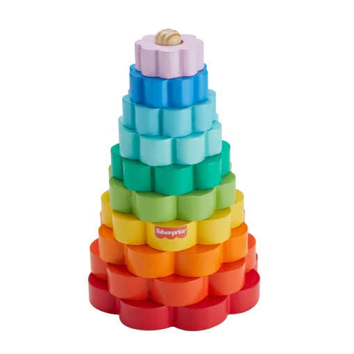 Pirâmide de anéis de madeira FISHER-PRICE MATTEL