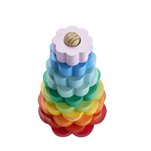 Pirâmide de anéis de madeira FISHER-PRICE MATTEL