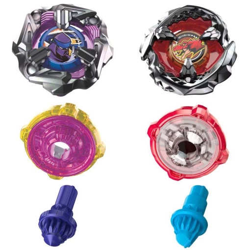 Beyblade X kit duplo Beat Tyranno Knife Shinobi HASBRO