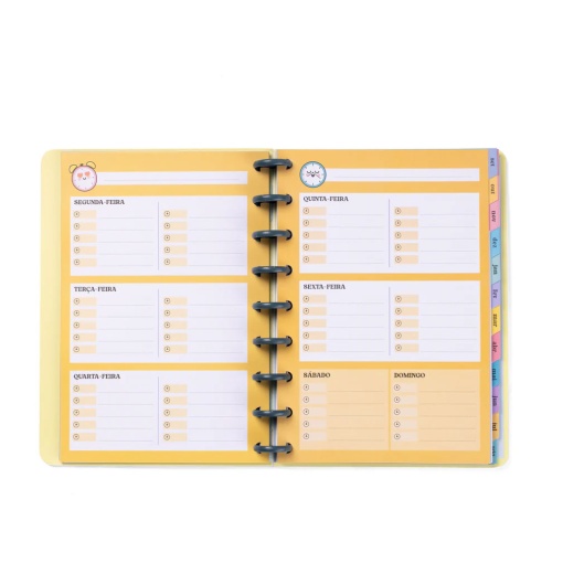 Agenda escolar semanal A5 2025/26 12 meses espiral MR.WONDERFUL "Com vontade, vencerás"