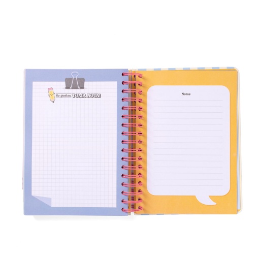 Agenda escolar diária A5 2025/26 12 meses espiral MR.WONDERFUL "Cada dia mais e melhor"