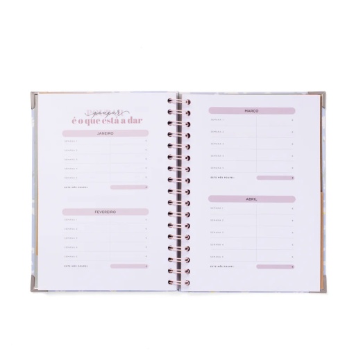 Agenda escolar semanal A5 2025/26 12 meses espiral MR.WONDERFUL "Era uma vez... a minha vida"