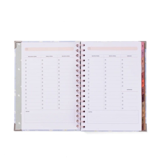 Agenda escolar semanal A5 2025/26 12 meses espiral MR.WONDERFUL "Era uma vez... a minha vida"