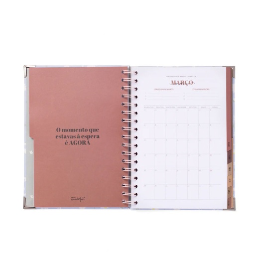 Agenda escolar semanal A5 2025/26 12 meses espiral MR.WONDERFUL "Era uma vez... a minha vida"