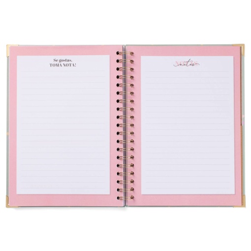 Agenda escolar semanal 216x246mm 2025/26 12 meses espiral MR.WONDERFUL "Vou deixar-me surpreender"