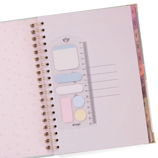 Agenda escolar semanal 216x246mm 2025/26 12 meses espiral MR.WONDERFUL "Vou deixar-me surpreender"