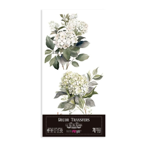 Transfer LG Hydrangeas 15x30cm