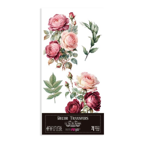 Transfer LG Roses 15x30cm