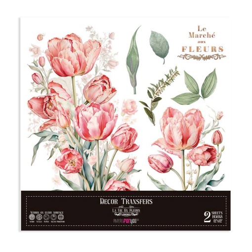 Transfer LG Tulips 30x30cm