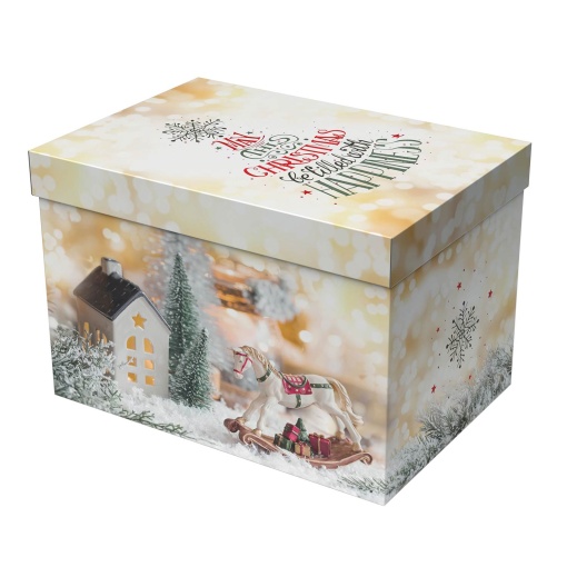 Caixa de cartão cabaz Magic Carousel 49x34x33cm