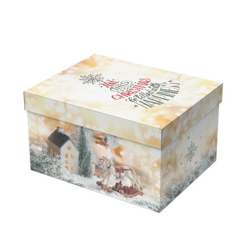 Caixa de cartão cabaz Magic Carousel 38,5x30x22cm