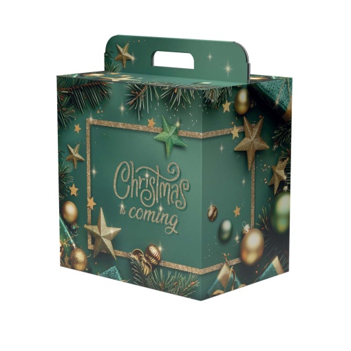 Caixa de cartão cabaz Starlight 33x24x34cm com pega