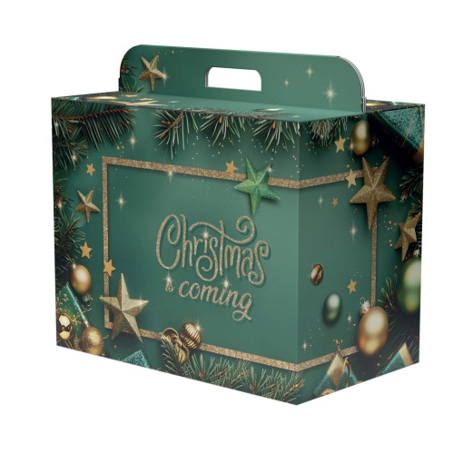 Caixa de cartão cabaz Starlight 43x26x34cm com pega