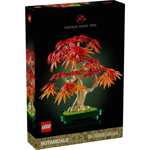 LEGO Botanical Collection Bonsai de Bordo Vermelho Japonês 10348
