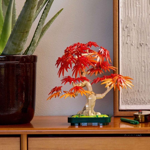 LEGO Botanical Collection Bonsai de Bordo Vermelho Japonês 10348