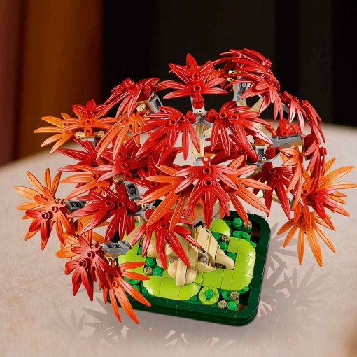 LEGO Botanical Collection Bonsai de Bordo Vermelho Japonês 10348