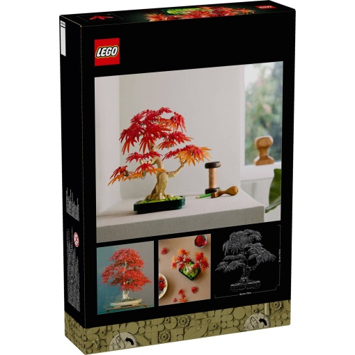 LEGO Botanical Collection Bonsai de Bordo Vermelho Japonês 10348