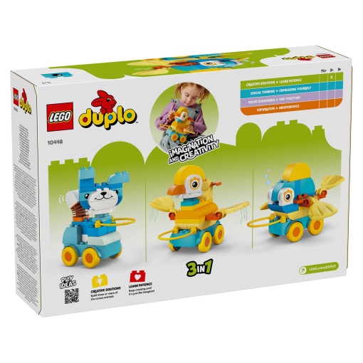 LEGO DUPLO Animais Sobre Rodas 3em1 10448