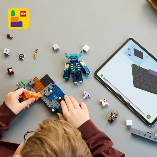LEGO Minecraft O Encontro com o Guarda 21274
