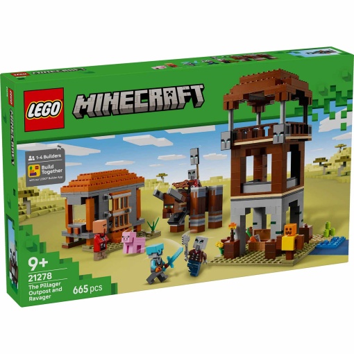 LEGO Minecraft O Posto Avançado e Devastador 21278