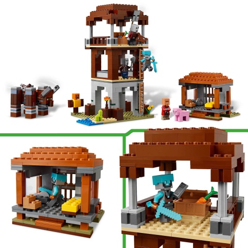 LEGO Minecraft O Posto Avançado e Devastador 21278