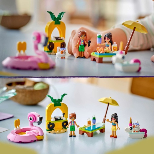 LEGO Friends Festa na Piscina com Unicórnio e Flamingo 42658