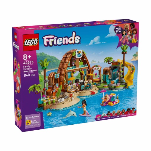 LEGO Friends Resort de Praia de Férias em Família 42673