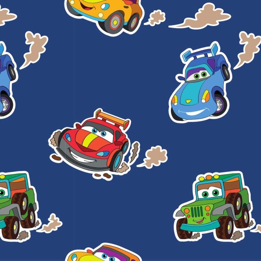 Papel de embrulho JOL infantil 70x100cm carros