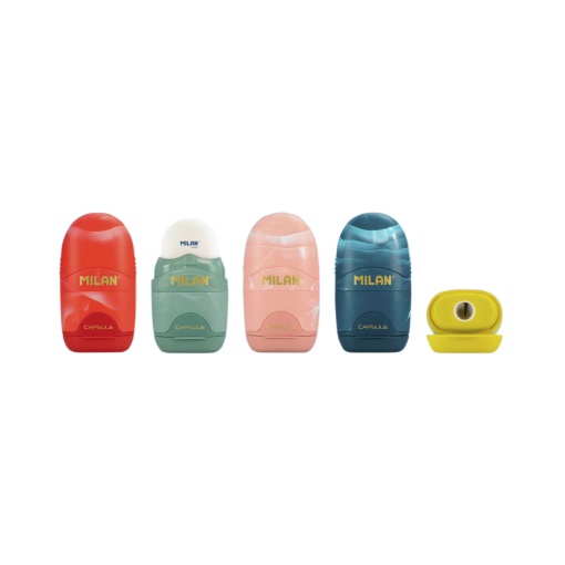 Afia com borracha MILAN Capsule sortido