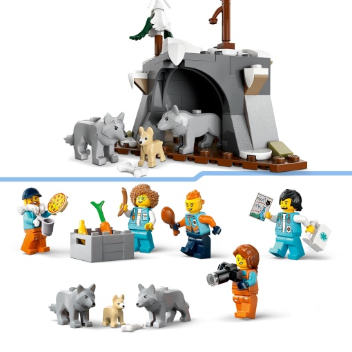 LEGO City Camião e Laboratório de Exploração do Ártico 60471