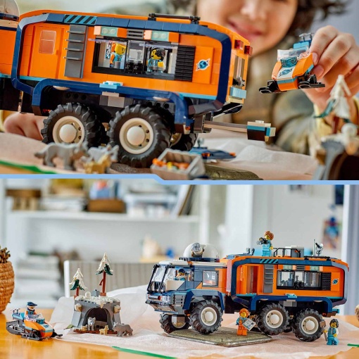 LEGO City Camião e Laboratório de Exploração do Ártico 60471