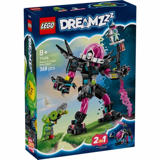 LEGO DreamZzz Mateo Contra Robô de Cérebro Cibernético 71495