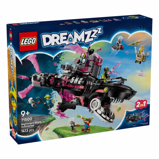 LEGO DreamZzz Submarino Tubarão dos Pesadelos 71500