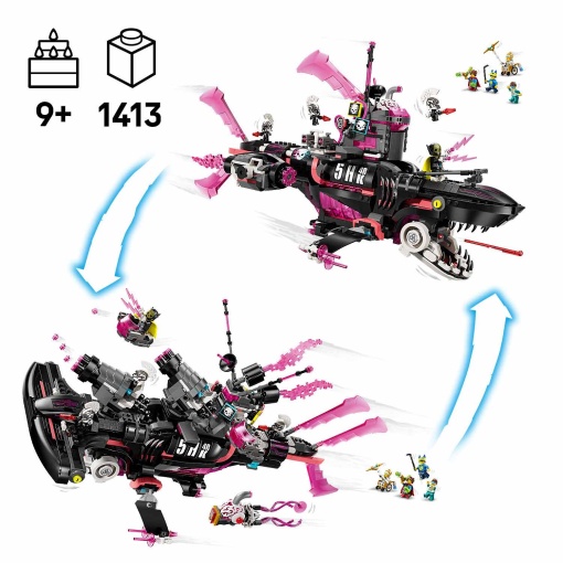 LEGO DreamZzz Submarino Tubarão dos Pesadelos 71500
