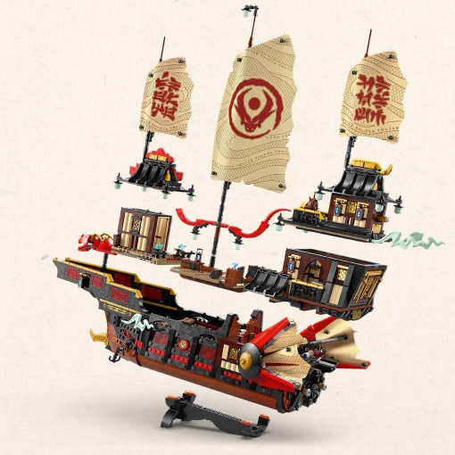 LEGO Ninjago O Navio Pirata do Templo 71848