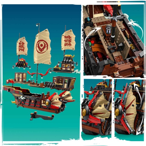 LEGO Ninjago O Navio Pirata do Templo 71848