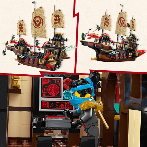 LEGO Ninjago O Navio Pirata do Templo 71848
